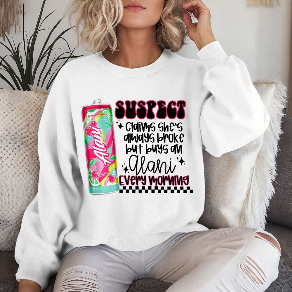 Suspect Broke But Buys Alani Everyday Crewneck Sweatshirt